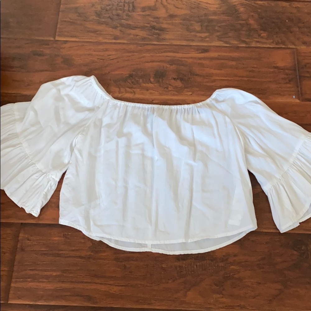 Flowy White Blouse